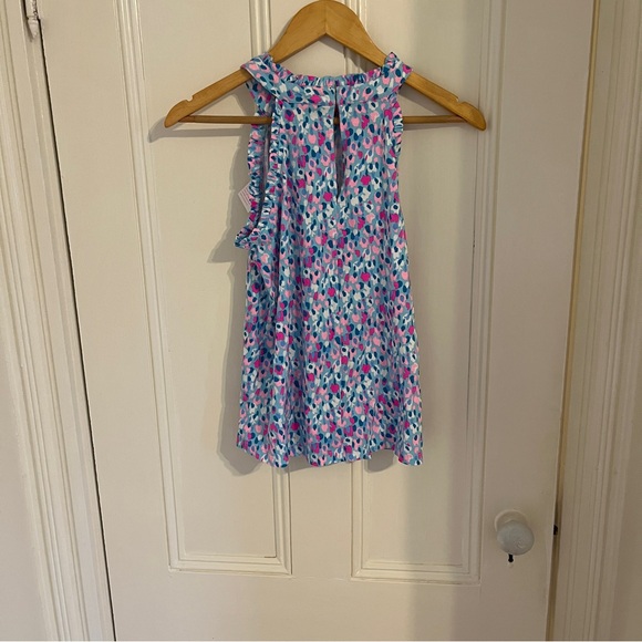 Lilly Pulitzer NWT Jerrica Top in Multi Hottie Dottie XS - Picture 6 of 7